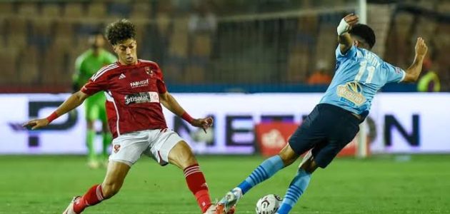 وسام أبو علي يتقدم للأهلي على حساب بيراميدز في الشوط الأول