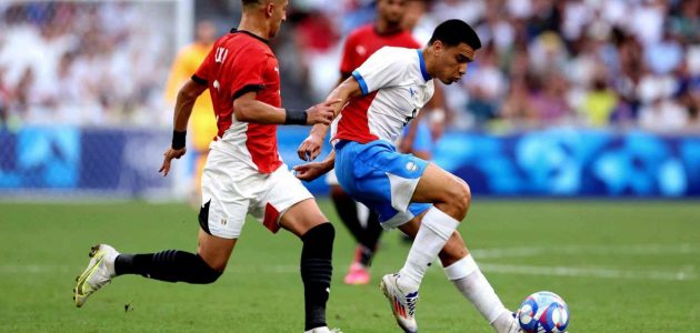 التعادل الإيجابي ينهي الوقت الأصلي من مباراة مصر وباراجواي في أولمبياد باريس 